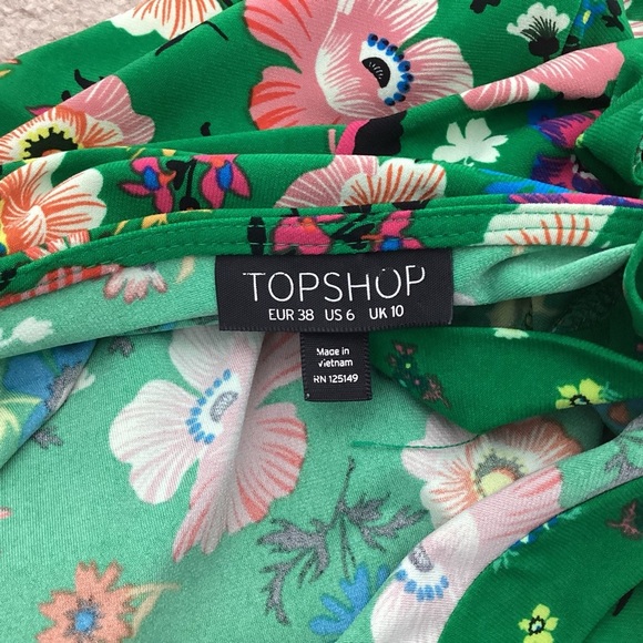 Topshop Chuck On Midi Dress Size 6 - Picture 12 of 14